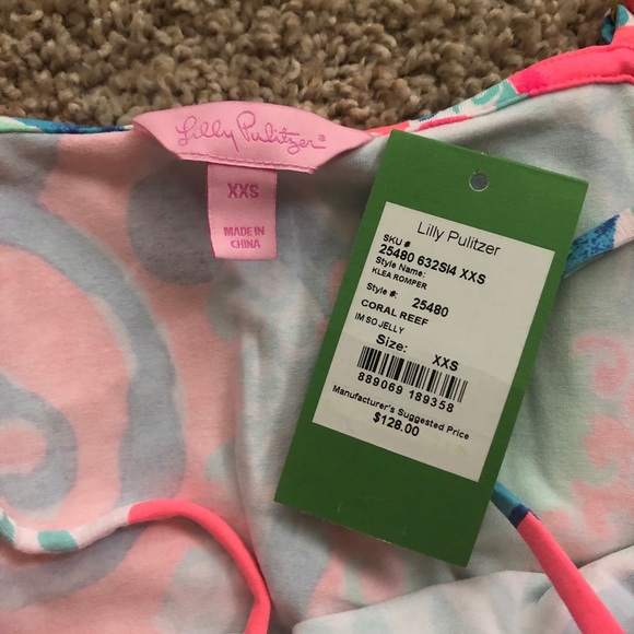 Klea romper- coral reef I’m so jelly 🐙 - Picture 5 of 7